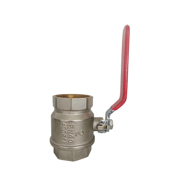PN40 Brass Ball Valve with Red Locking Lever