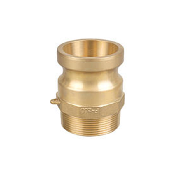 Type F Brass/Bronze Male Adapter x Male Thread Camlock